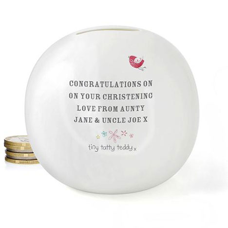 Personalised Tiny Tatty Teddy Money Box Extra Image 1